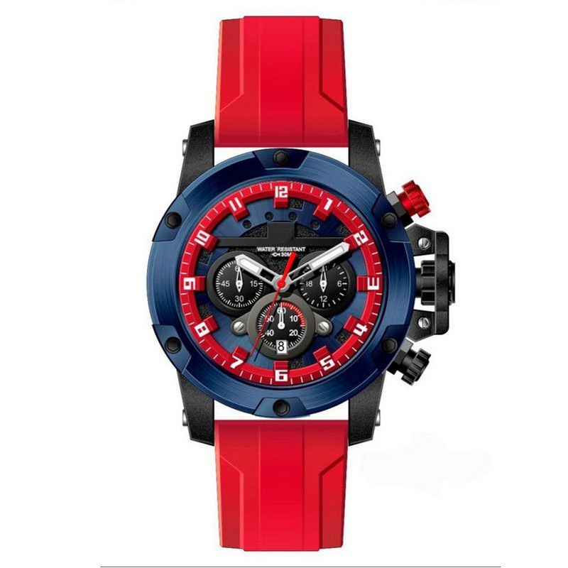 GFORCE - Reloj G-force Original H3958 G Crono Calendario Rojo + Estuche