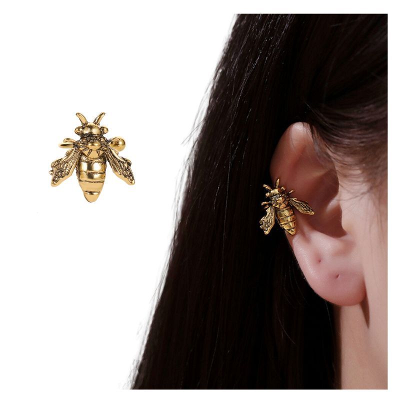 GENERICO - Arete Ear Cuff Simulador Abeja_.