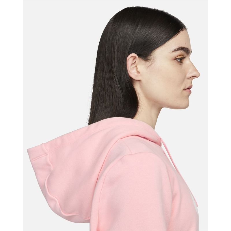 BUZO CAPOTA NIKE MUJER CLUB FLEECE ROSADO NIKE