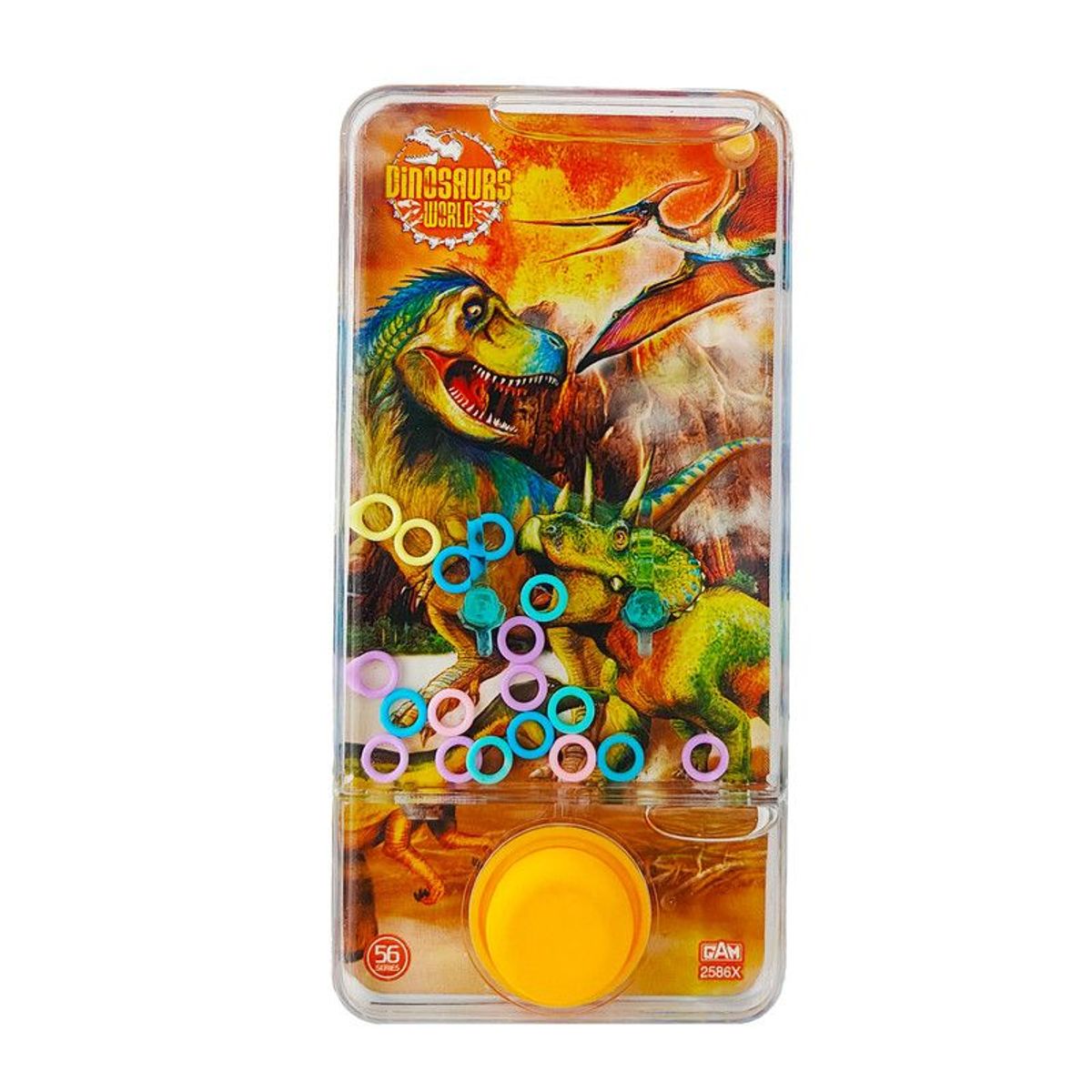DAYOSHOP - Juguete Anillos Diseño Atari De Agua De Dinosaurio Rex Naranja