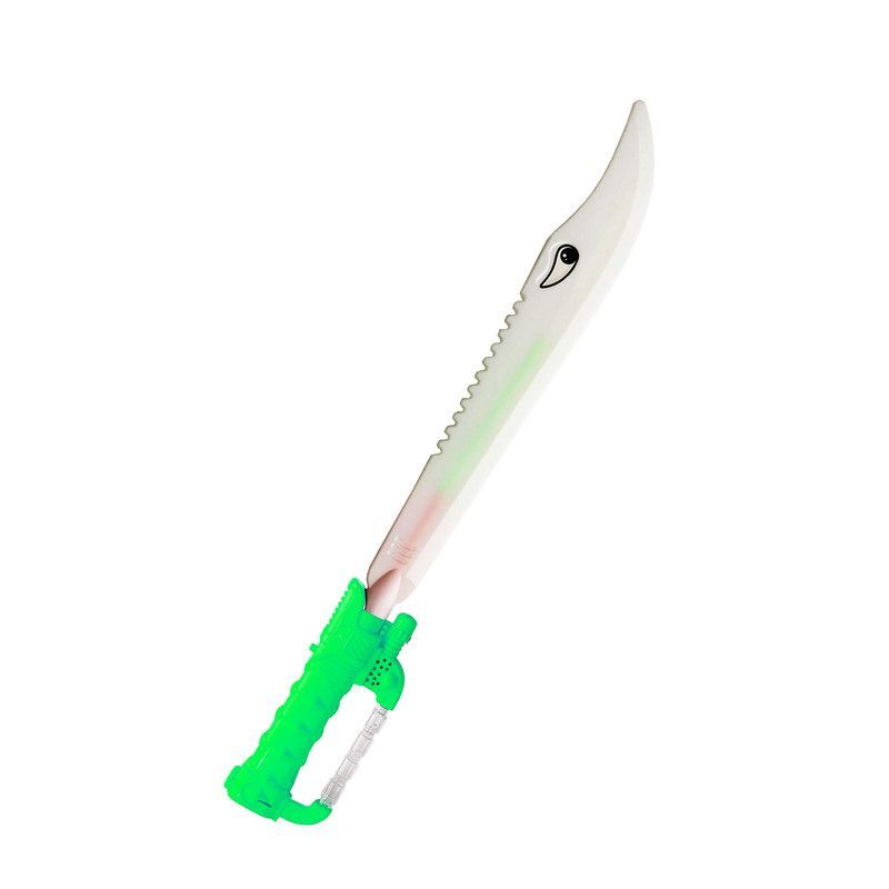DAYOSHOP - Juguete Espada Minecraft Niños Led Sonido Shark + Baterias Verde