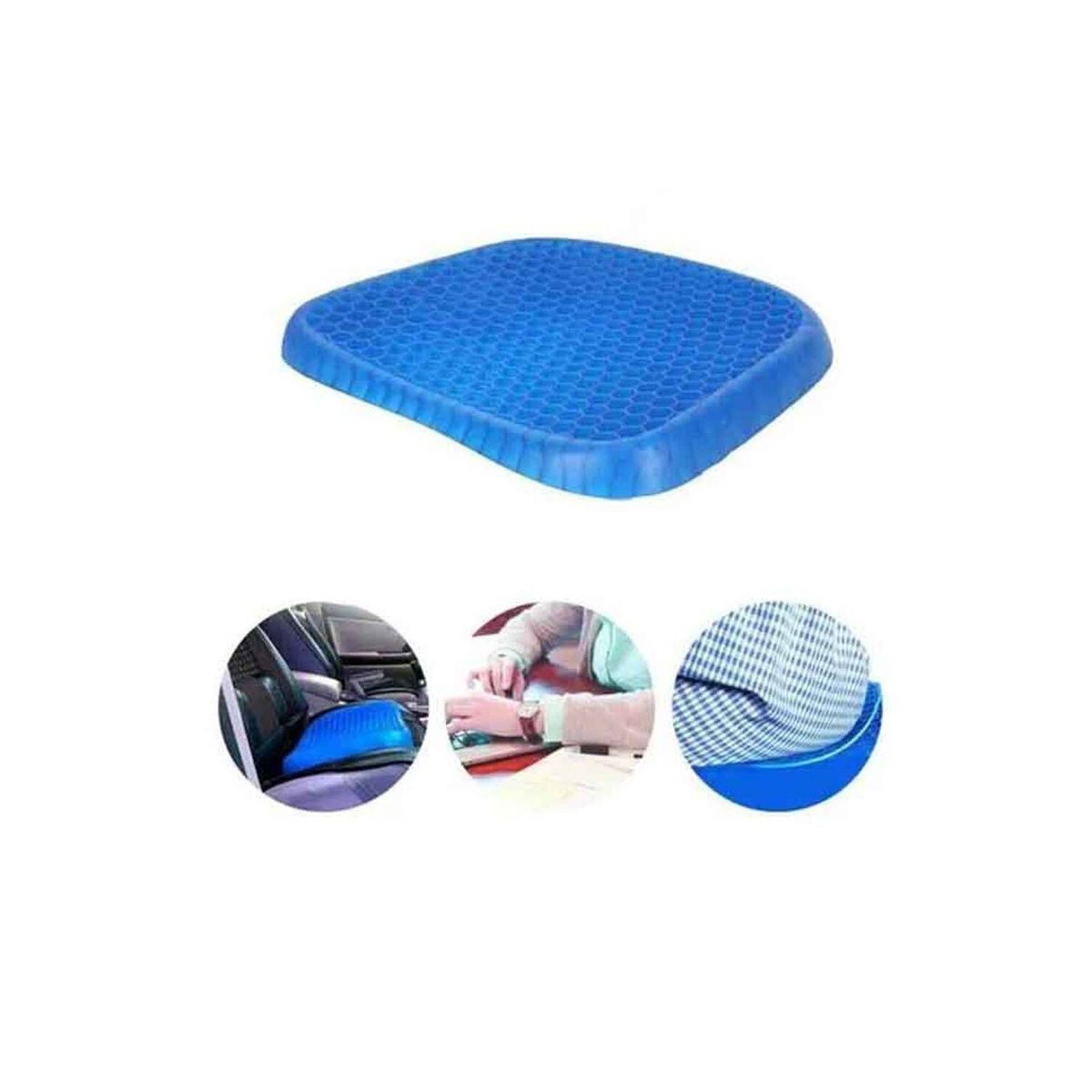 EGG SITTER - Cojín de gel ortopédico flexible  para sentarse