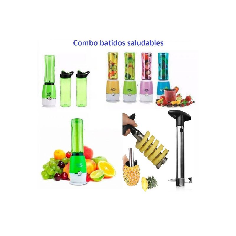 VALMY - Licuadora batidos 2 vasos + pelador de piña