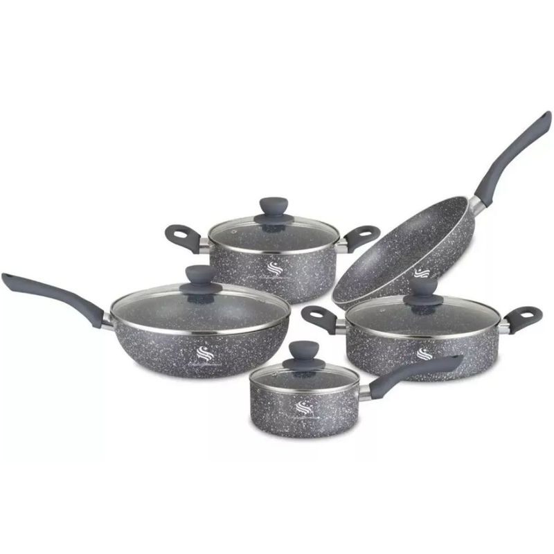 SCHAFFHAUSEN - Batería Ollas Schaffhausen Profesional 9PCS Suizas Original