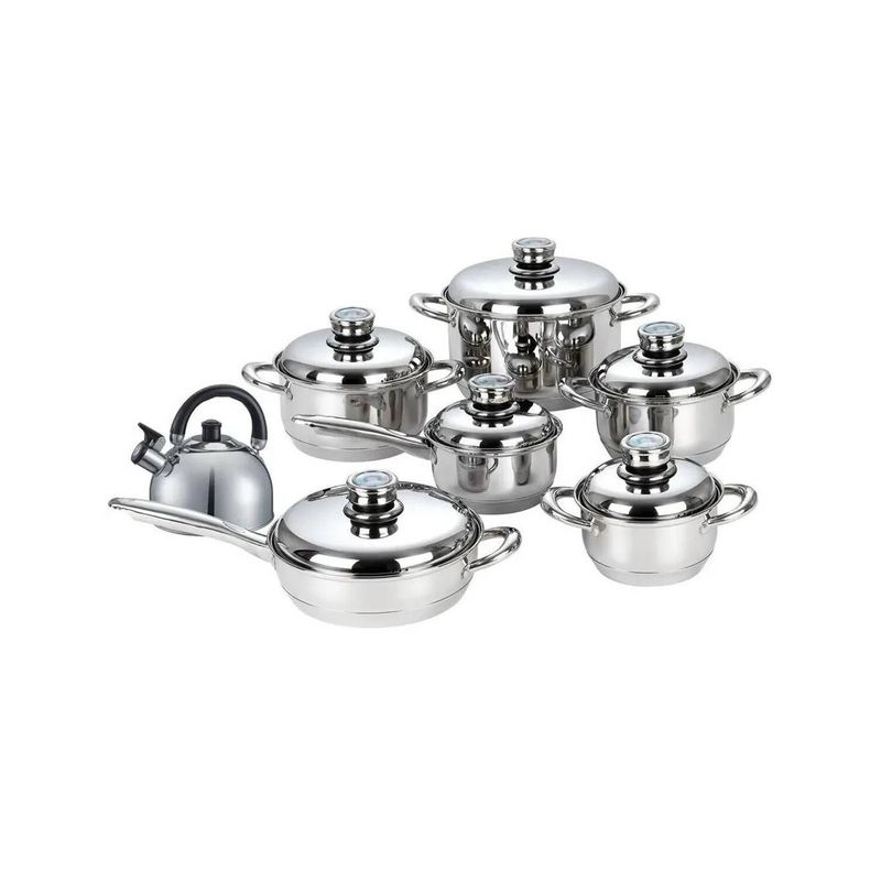 SCHAFFHAUSEN - Bateria De Ollas 13 Pcs Acero Termostato
