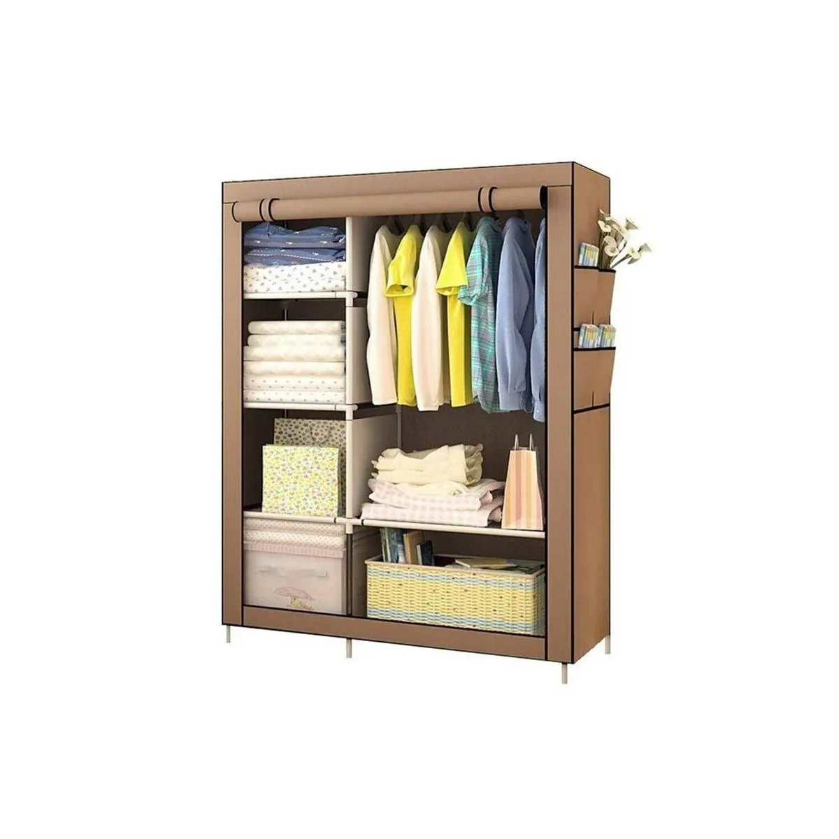 ONE PIXEL - Armario Organizador Ropero Gy-02 Beige Portátil