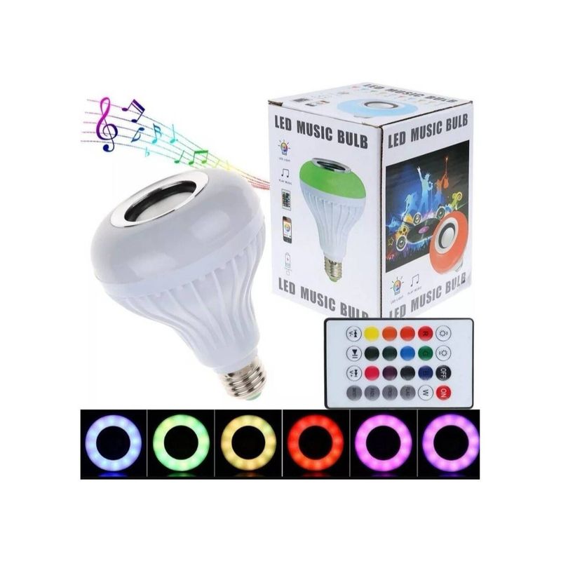 VALMY - Bombillo con control de luz musica y parlante