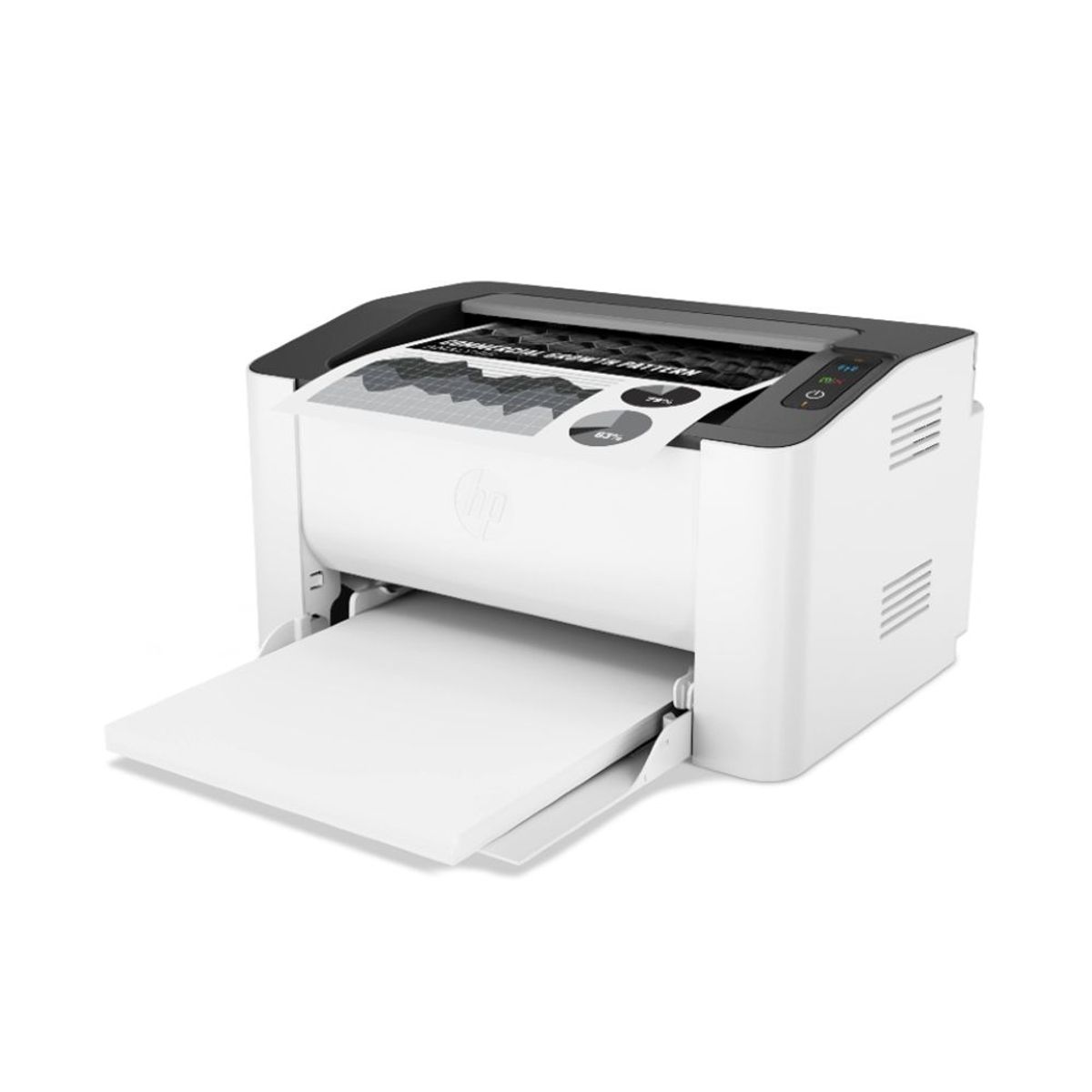 HP - Impresora Láser HP 107w USB-WiFi Monocromática -solo impresión