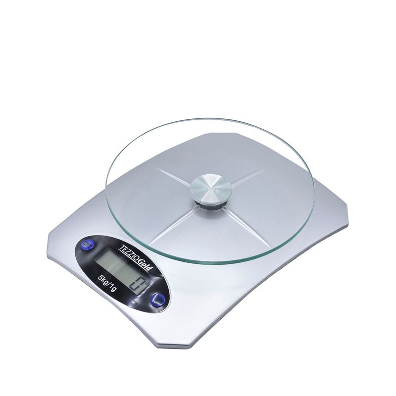 TEZZIO - Gramera Digital Tezzio Base de Vidrio