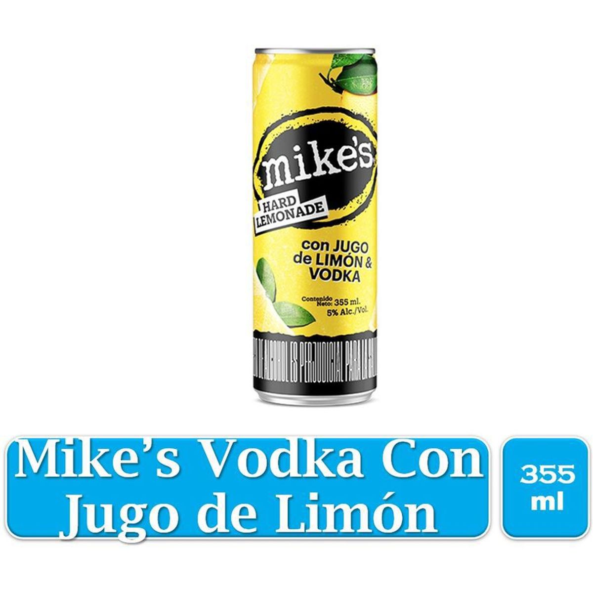 MIKE'S - Vodka con jugo de limón mike's 355 ml