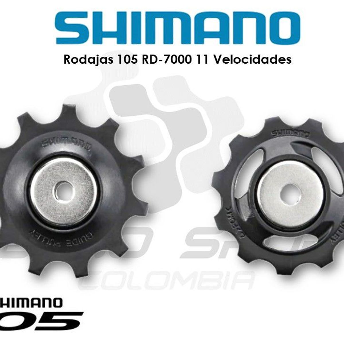 SHIMANO - Rodajas Tensor Shimano 105 R7000 11 Velocidades Bicicleta Ruta