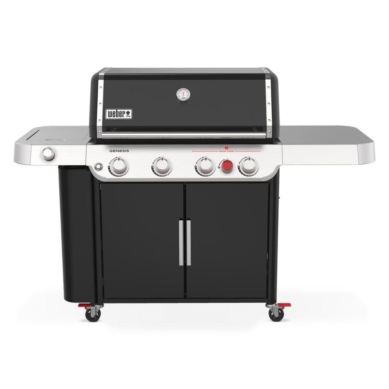WEBER - Asador a Gas Weber Genesis 4 quemadores - E-435  Negro