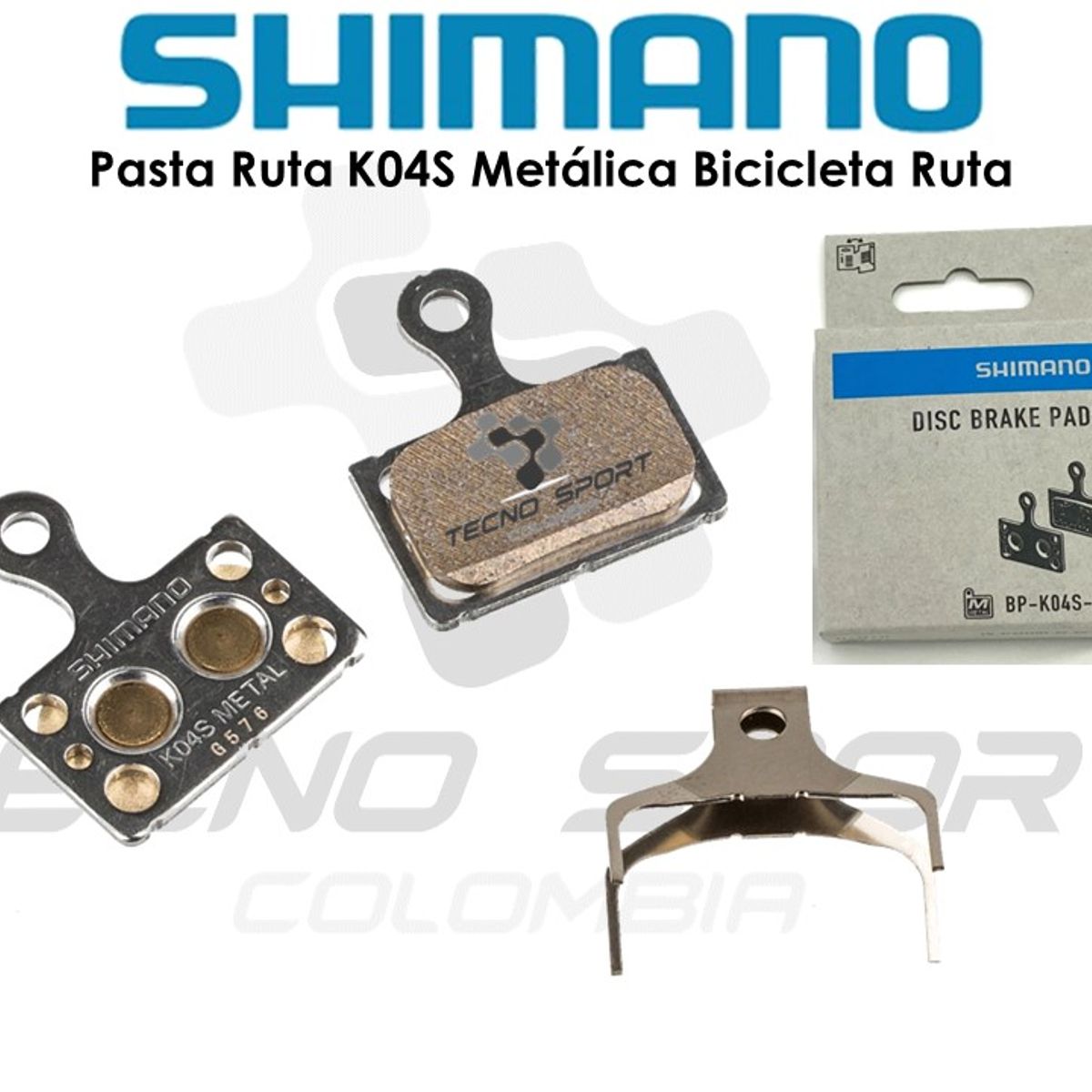 SHIMANO - Pastilla Pasta Freno Shimano K04s Metálica Bicicleta Ruta