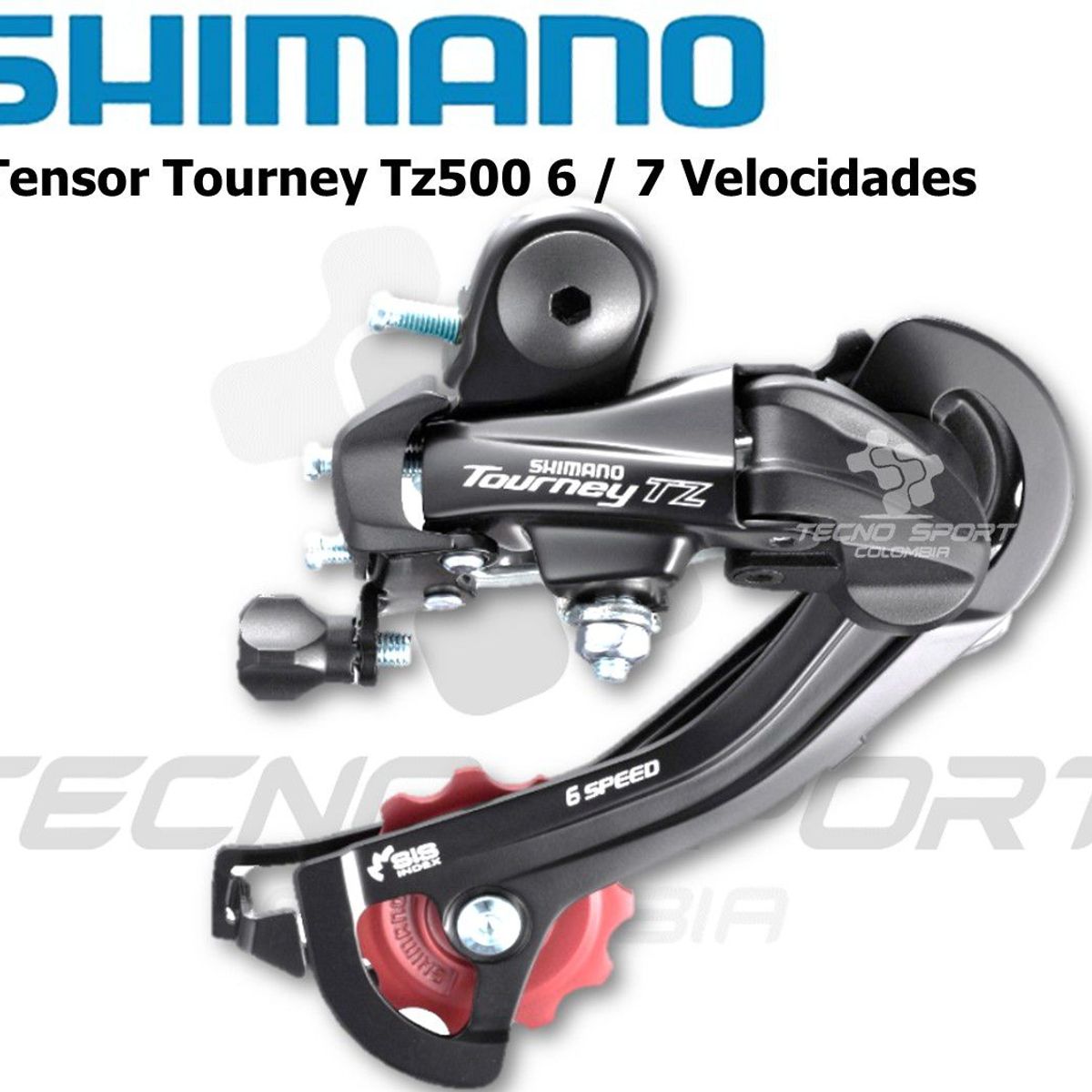 SHIMANO - Tensor Bicicleta Shimano Tourney Tz500 6 / 7 Velocidades Mtb