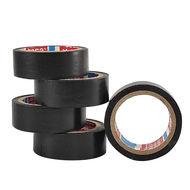 TESA - Cinta Aislante Eléctrico Tesa De Pvc Negra 5X18 mm X 5 Unds