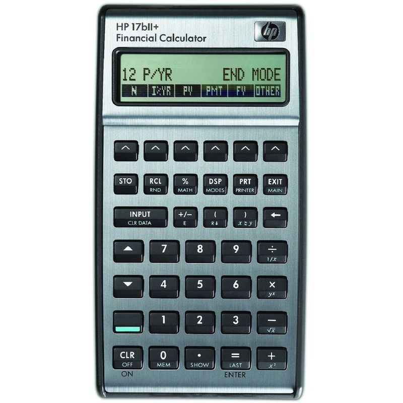 HP - Calculadora financiera hp 17bii - gris