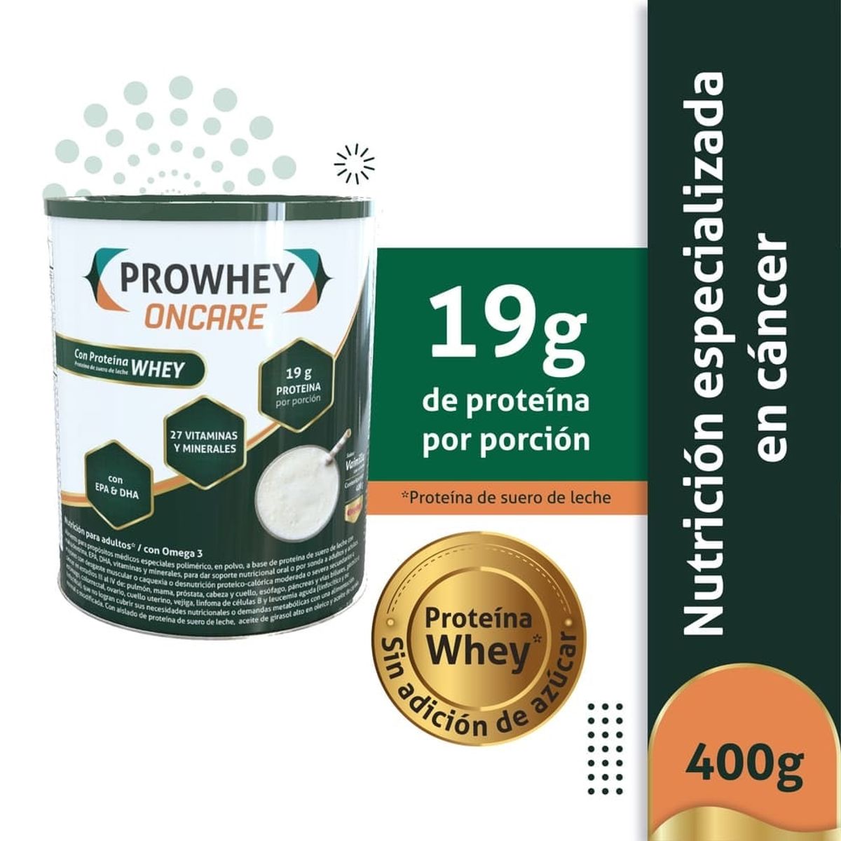 PROWHEY - Prowhey Oncare Vainilla X 400g