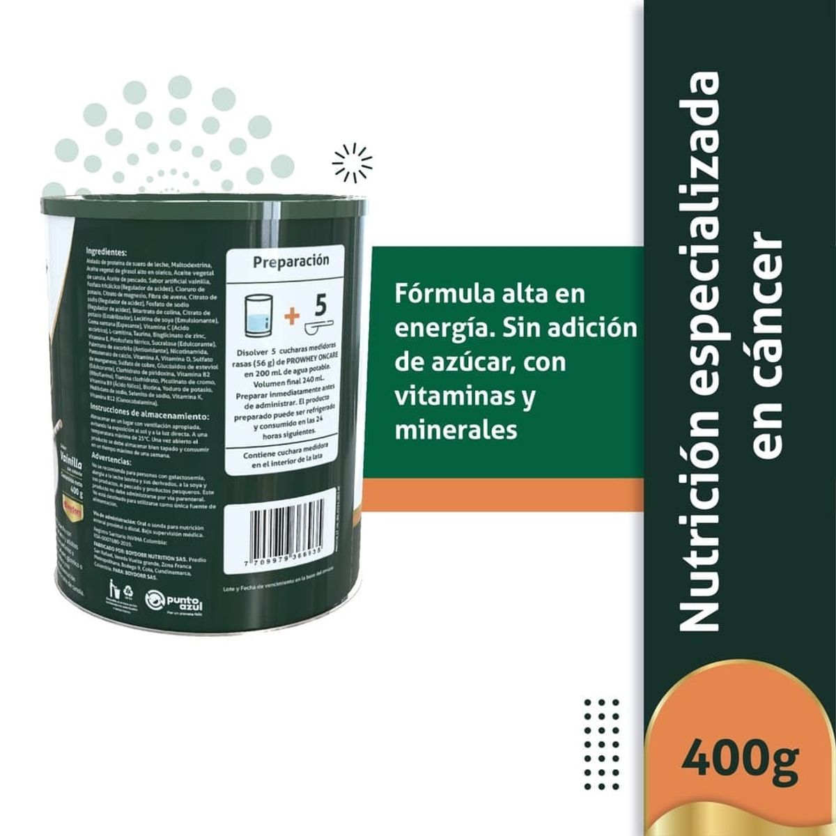 PROWHEY - Prowhey Oncare Vainilla X 400g