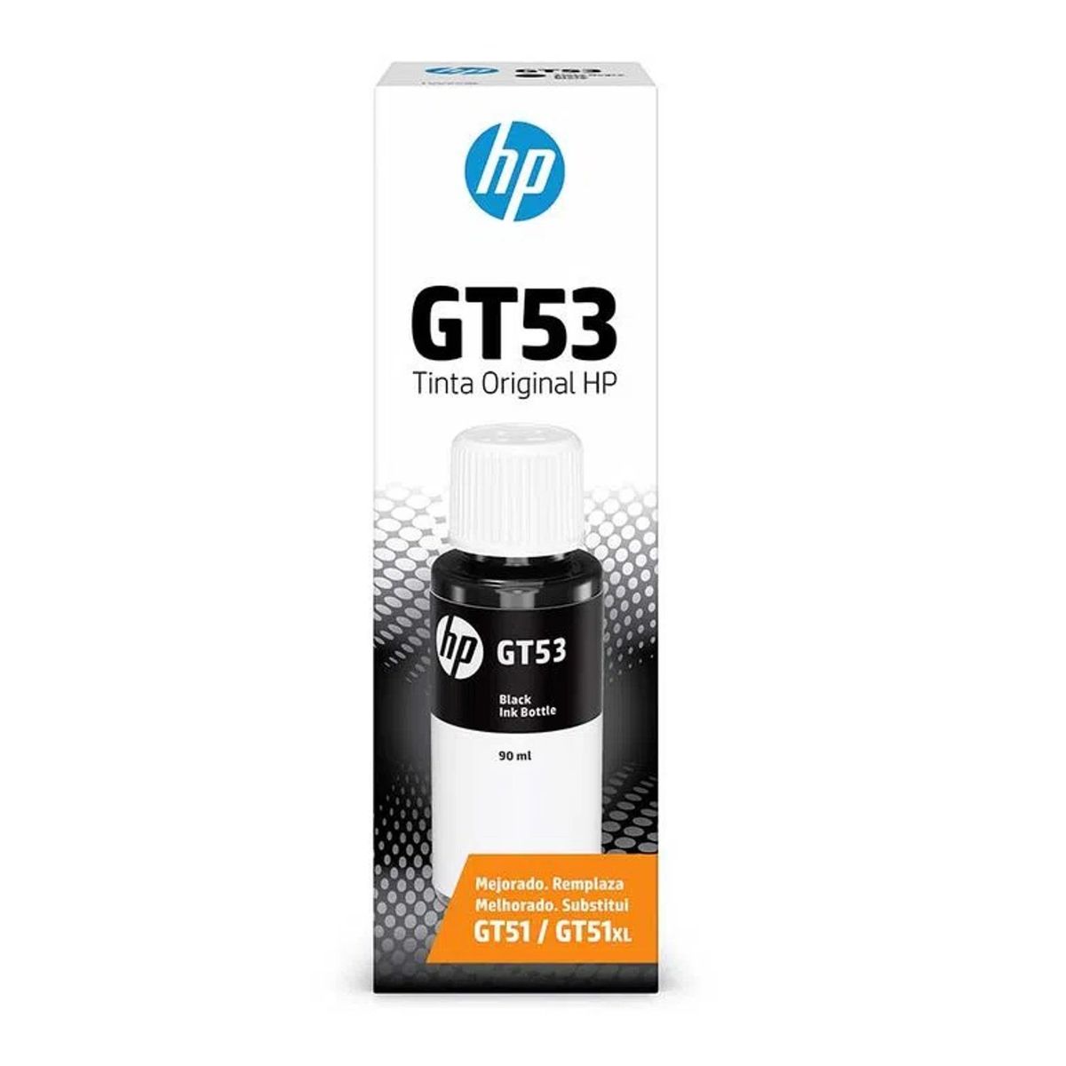 HP - Botella de Tinta HP GT53 Negra Original 1VV22AL