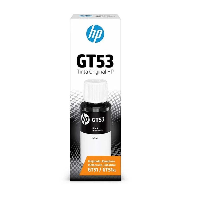 HP - Botella de Tinta HP GT53 Negra Original 1VV22AL