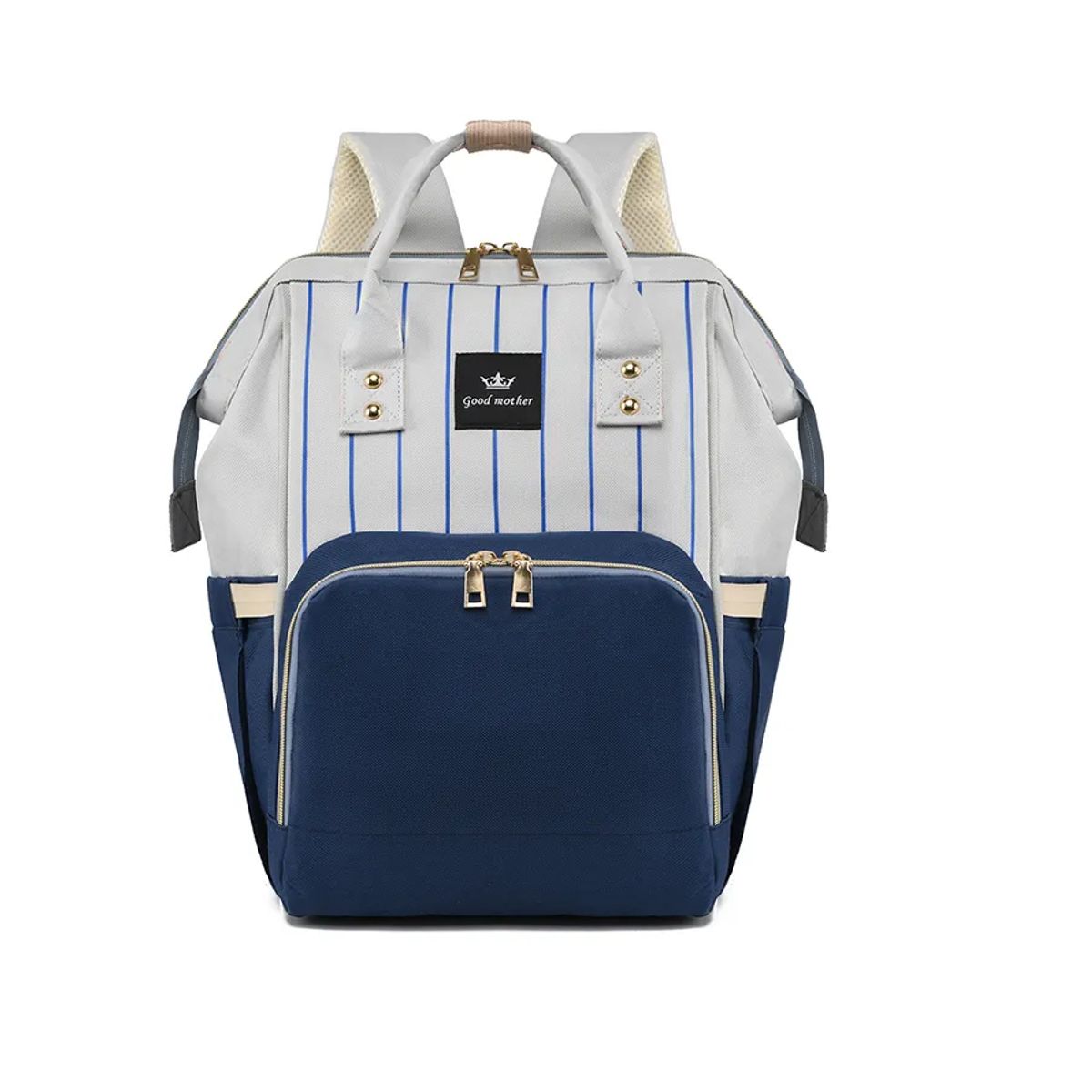 KIDSHOP - Pañalera Tipo Morral Multiusos Para Bebe Ref Azul 2037