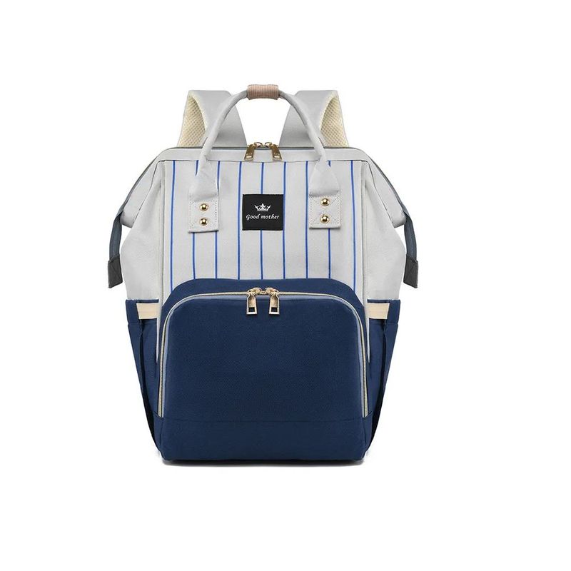 KIDSHOP - Pañalera Tipo Morral Multiusos Para Bebe Ref Azul 2037