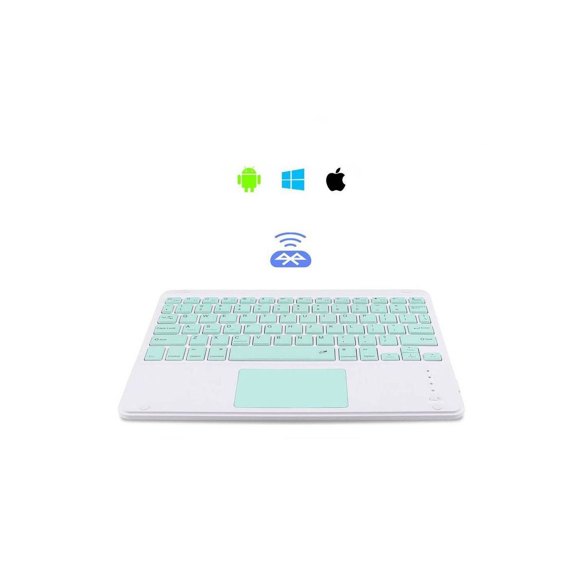 ONE PIXEL - Teclado Bluetootn Recargable Para Pc Cel Mac Panel Tactil.