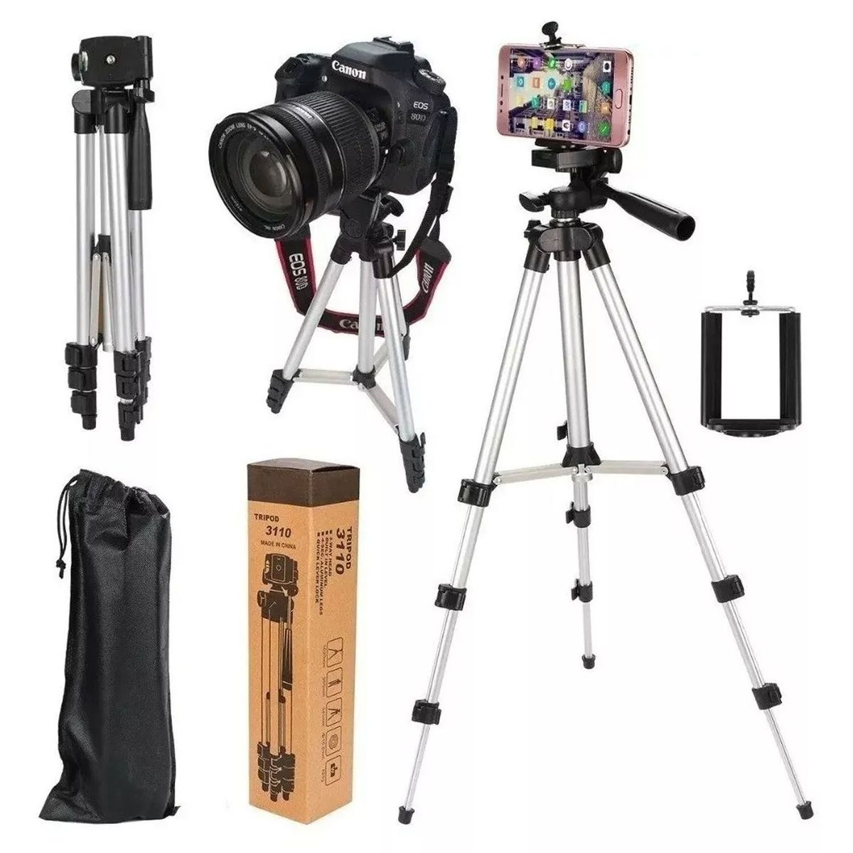 ONE PIXEL - Tripode Profesional 3110 Universal Para Camara Celular