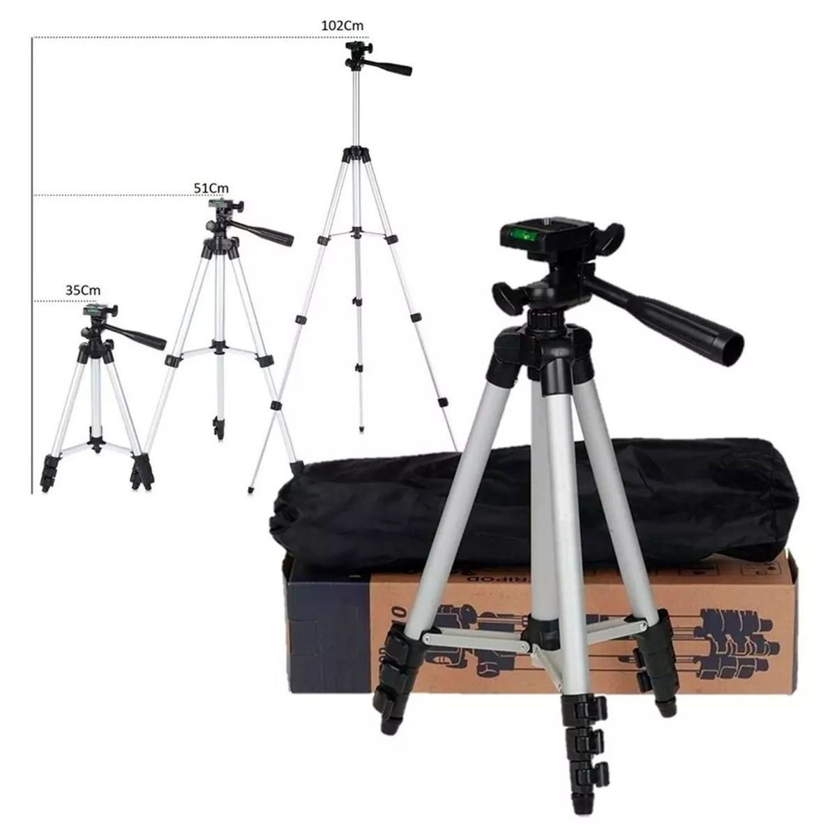 ONE PIXEL - Tripode Profesional 3110 Universal Para Camara Celular