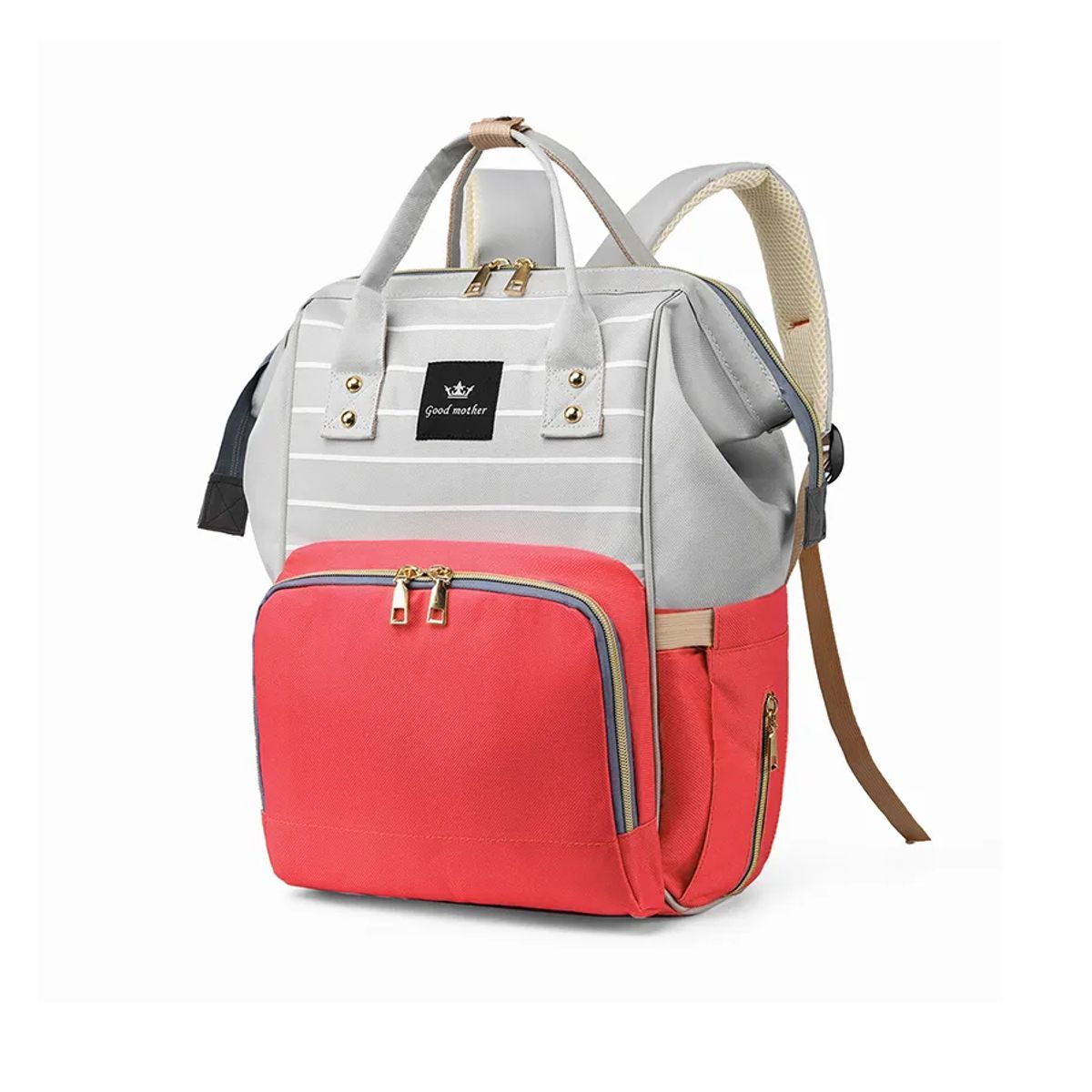 KIDSHOP - Pañalera Tipo Morral Multiusos Para Bebe Ref Rosa 2037