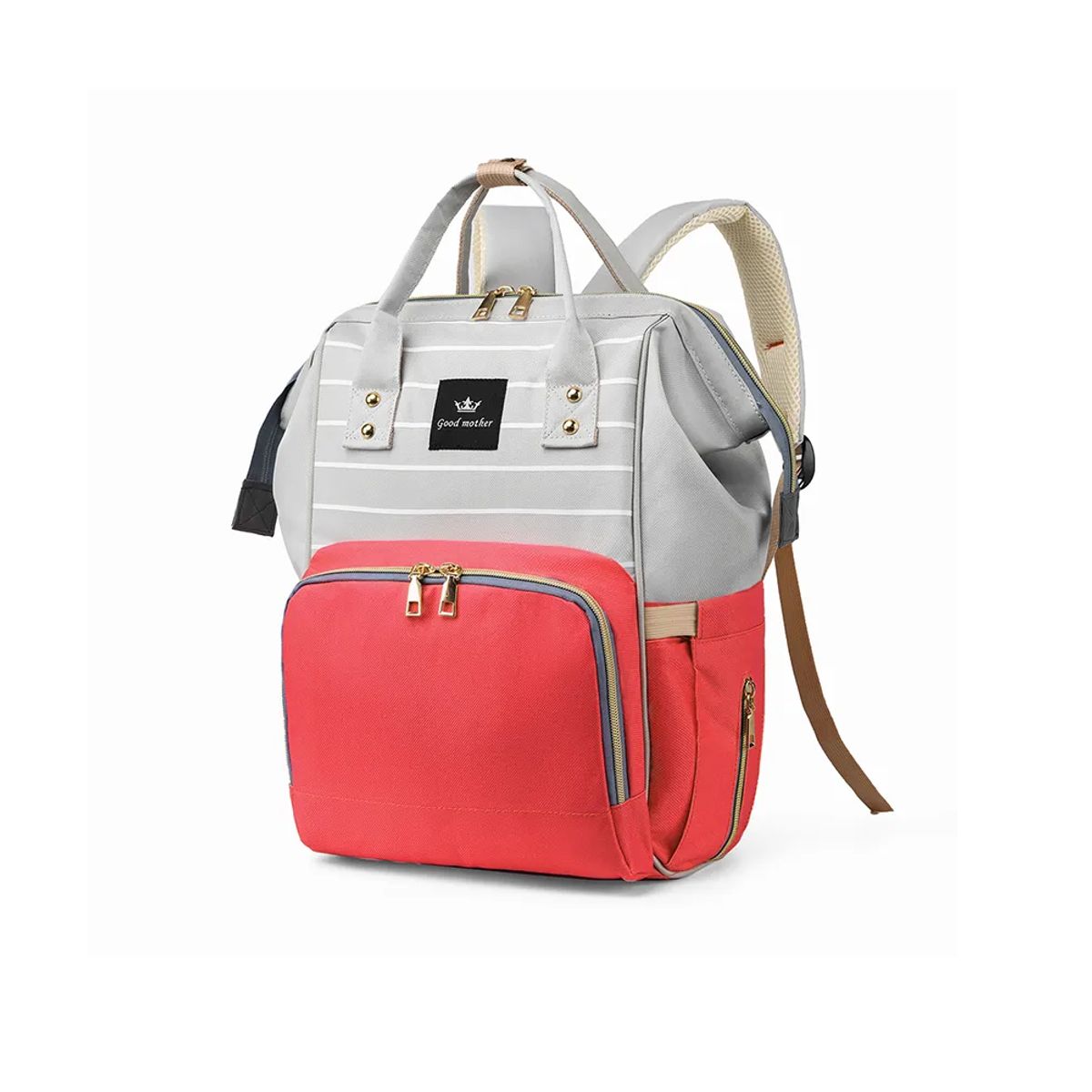 KIDSHOP - Pañalera Tipo Morral Multiusos Para Bebe Ref Rosa 2037