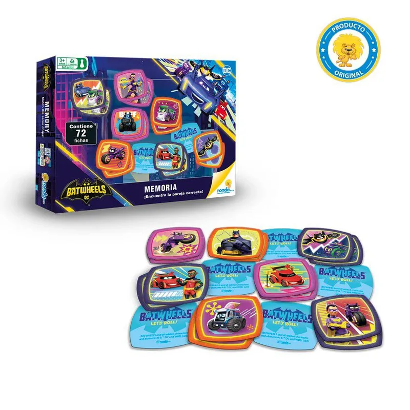 RONDA - Memoria  Batwheels Juego de mesa