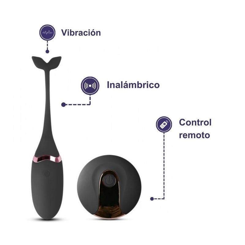 LUST - Huevito Vibrador Ballena Control Remoto