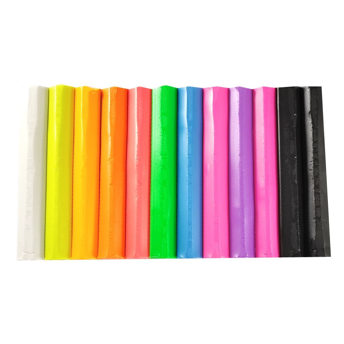 FABER CASTELL - Plastilina Jumbo Faber Castell Neón X 12 Colores, No Toxica.