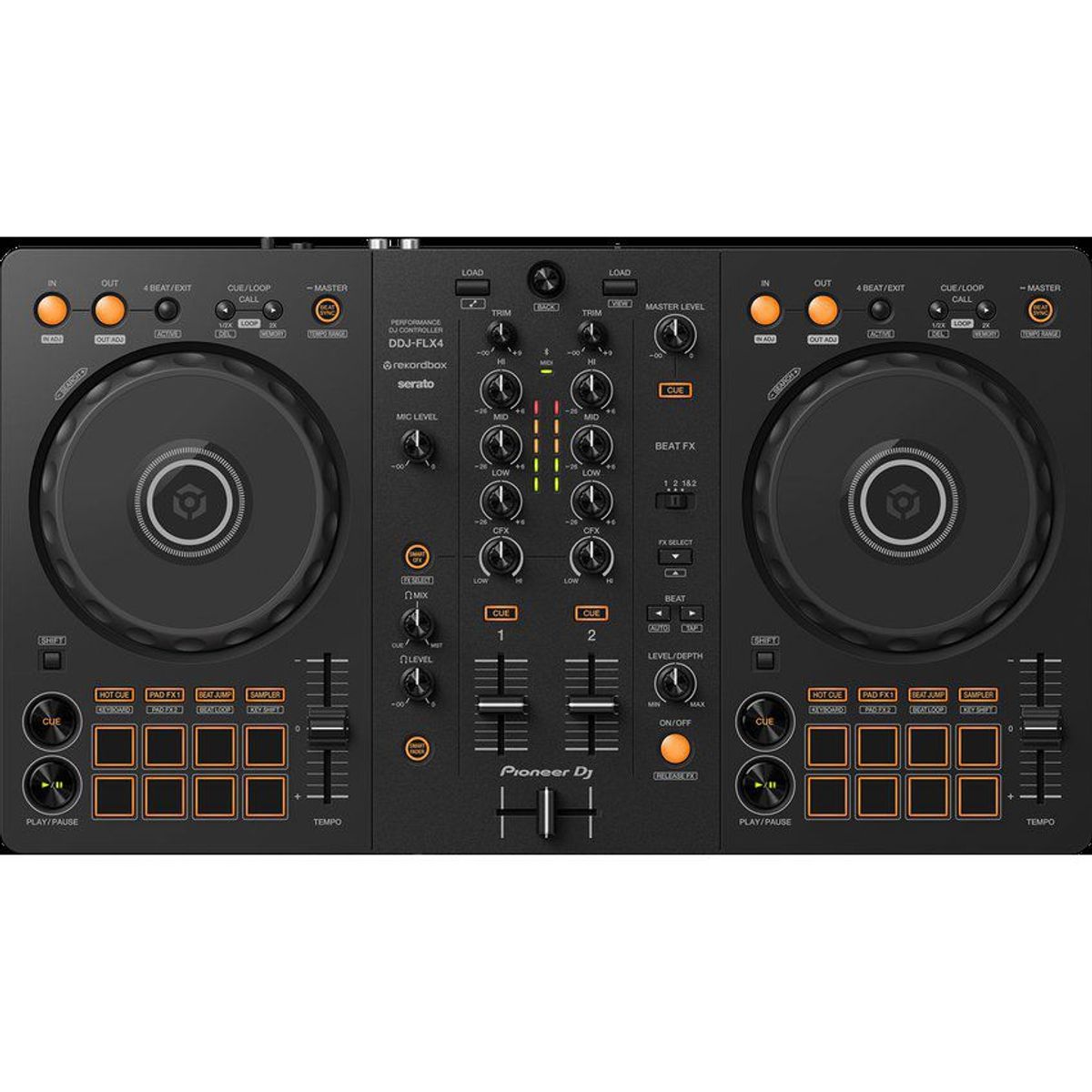 PIONEER - Controlador DJ PIONEER DJ DDJ-FLX4 - NEGRO