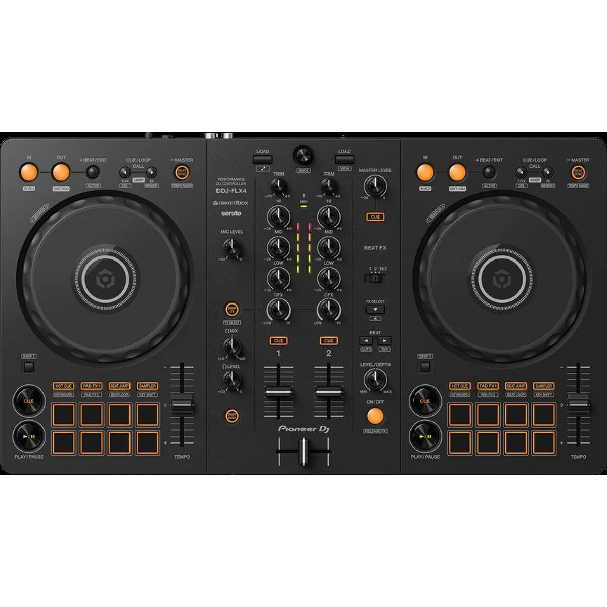 PIONEER - Controlador DJ PIONEER DJ DDJ-FLX4 - NEGRO