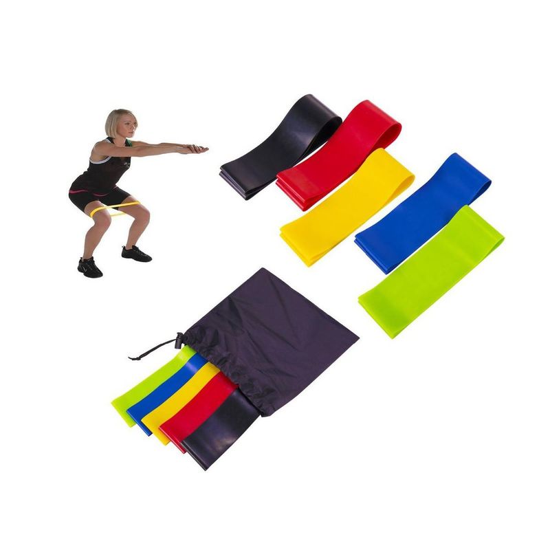 GENERICO - Set De Bandas Cinta Caucho Elasticas Para Ejercicio