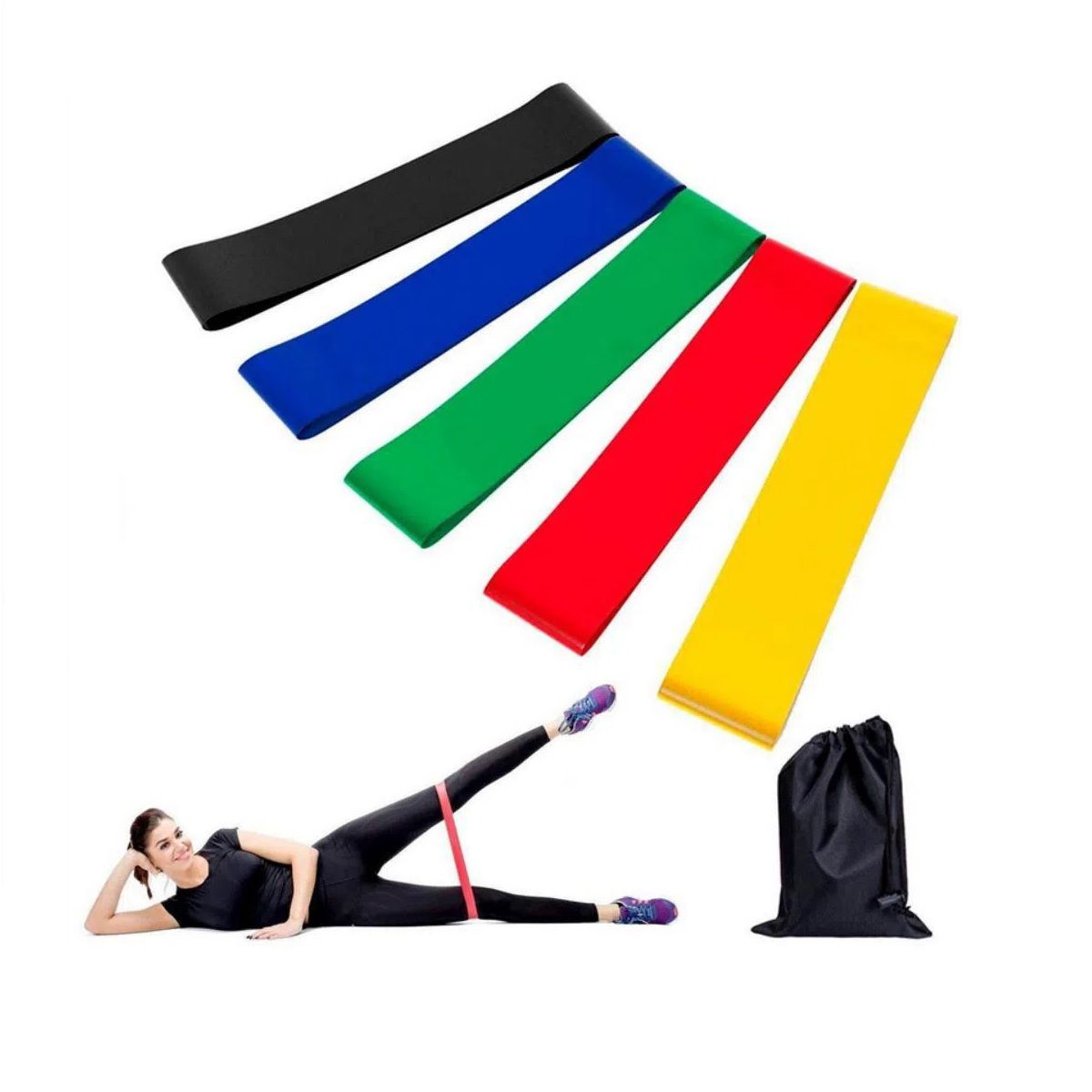 GENERICO - Set De Bandas Cinta Caucho Elasticas Para Ejercicio