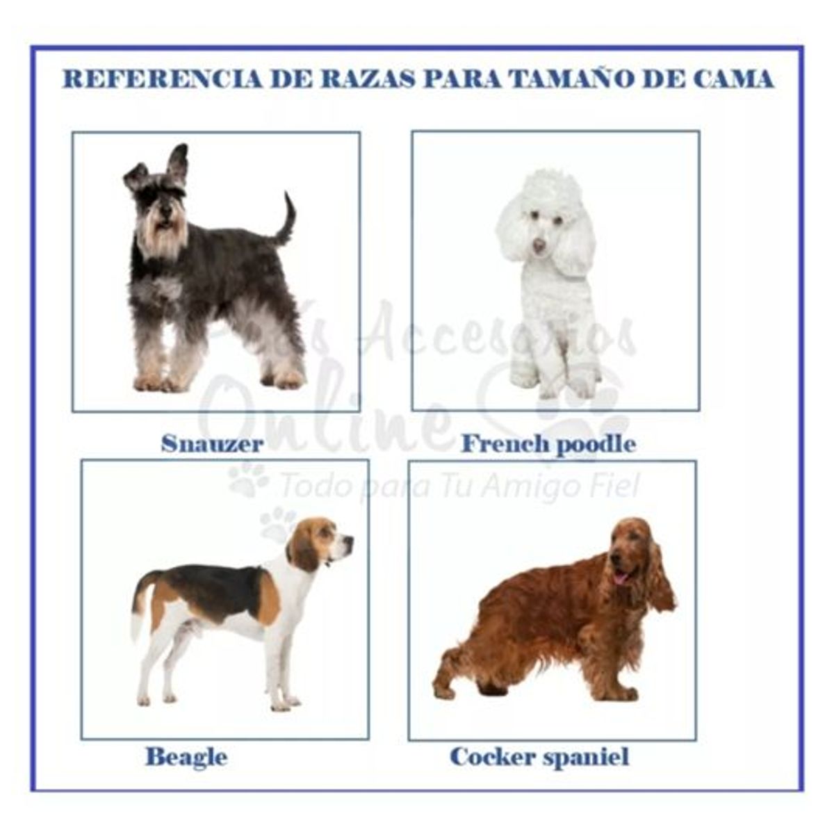 PETS ACCESORIOS - Cama Para Perro Grande Deluxe Azul