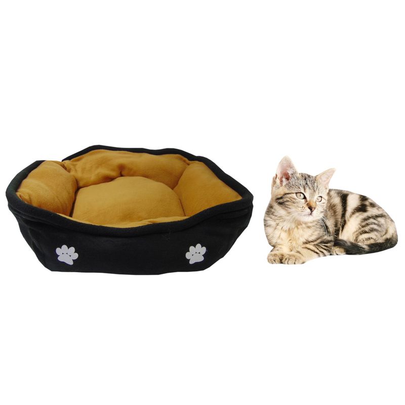 HALLY PET - Cama mediana doble faz para mascota Marron