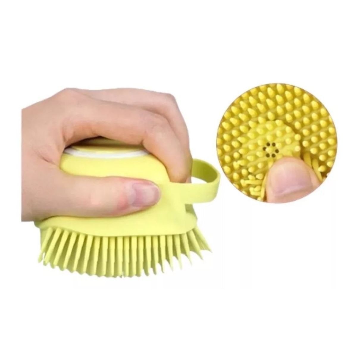 PETS ACCESORIOS - Cepillo Masajeador Dispensador De Shampoo Para Mascotas Baño