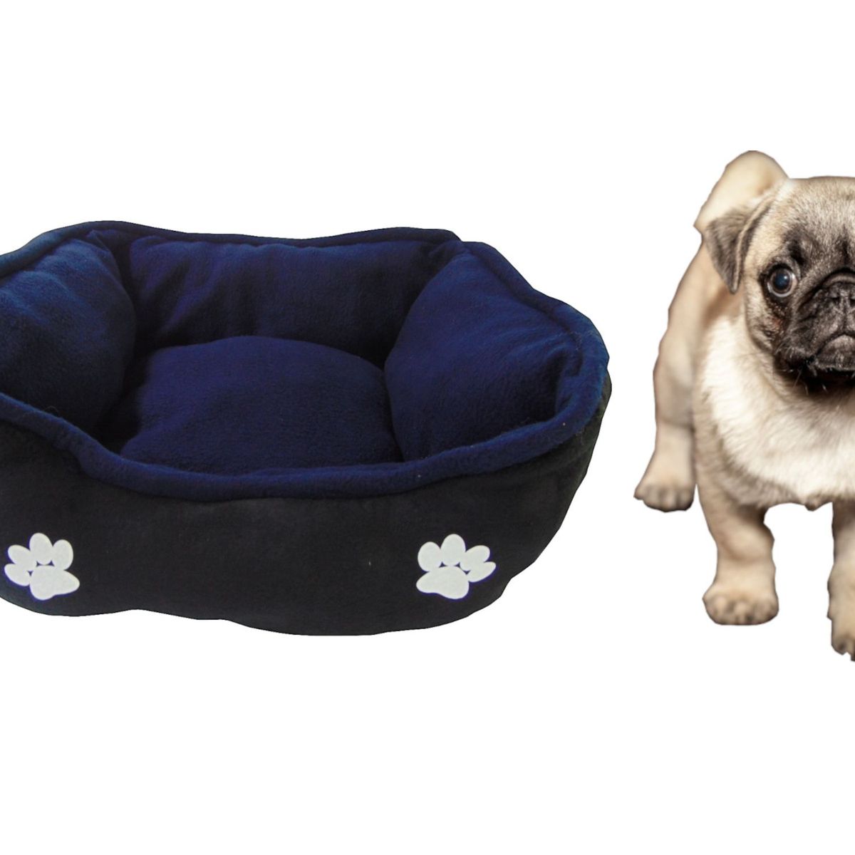 HALLY PET - Cama grande doble faz para mascota