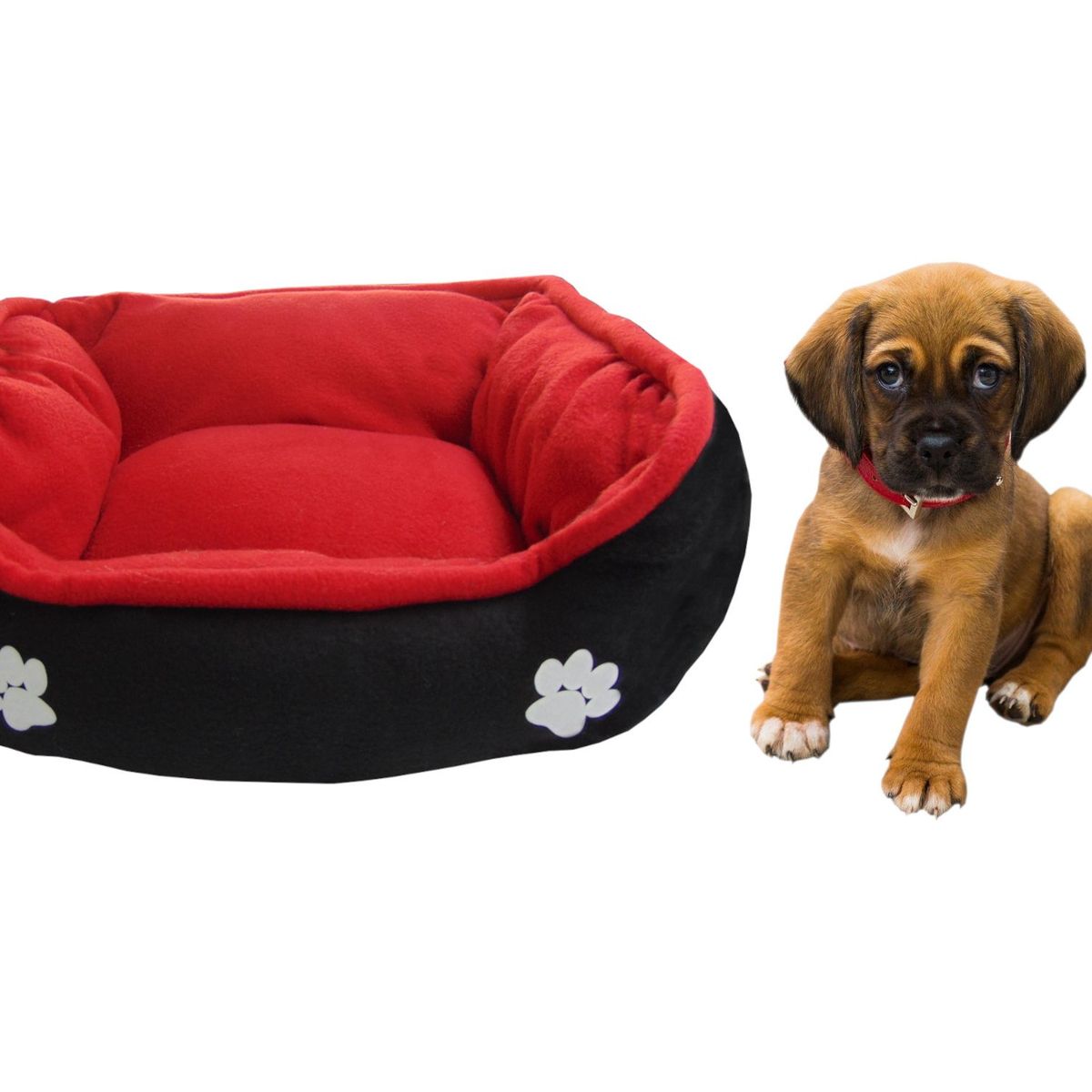 HALLY PET - Cama grande doble faz para mascota