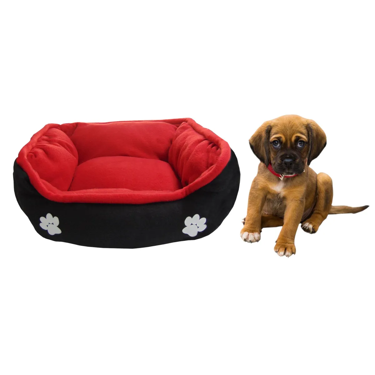 HALLY PET - Cama grande doble faz para mascota
