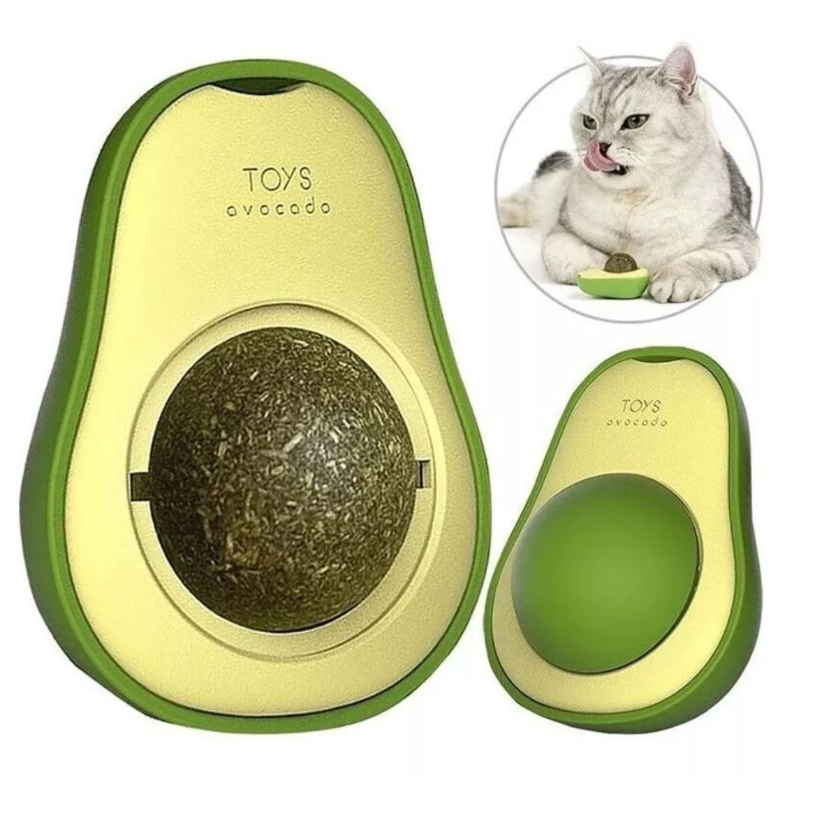 PETS ACCESORIOS - Juguete Para Gato Catnip Aguacate Bola Gatos