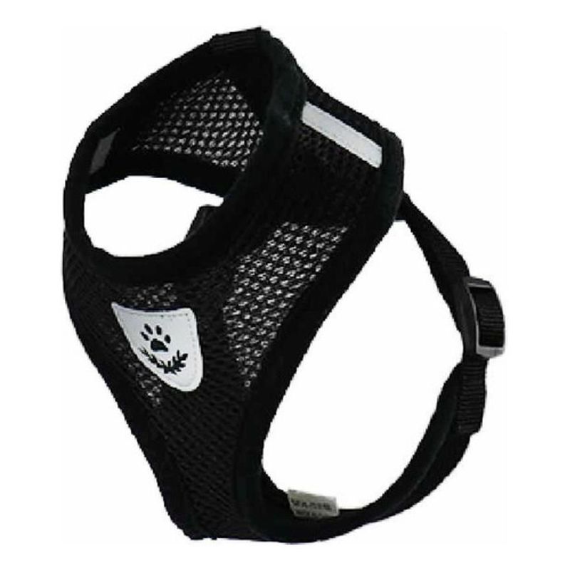 DIMATEX LEON - Pechera Chaleco + Correa  Mascota Perro Negro TALLA M