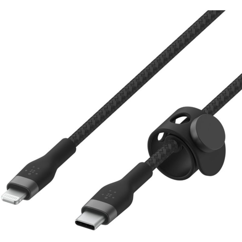 BELKIN - Belkin cable pro flex lightning a usb-c con correa 2 metros negro
