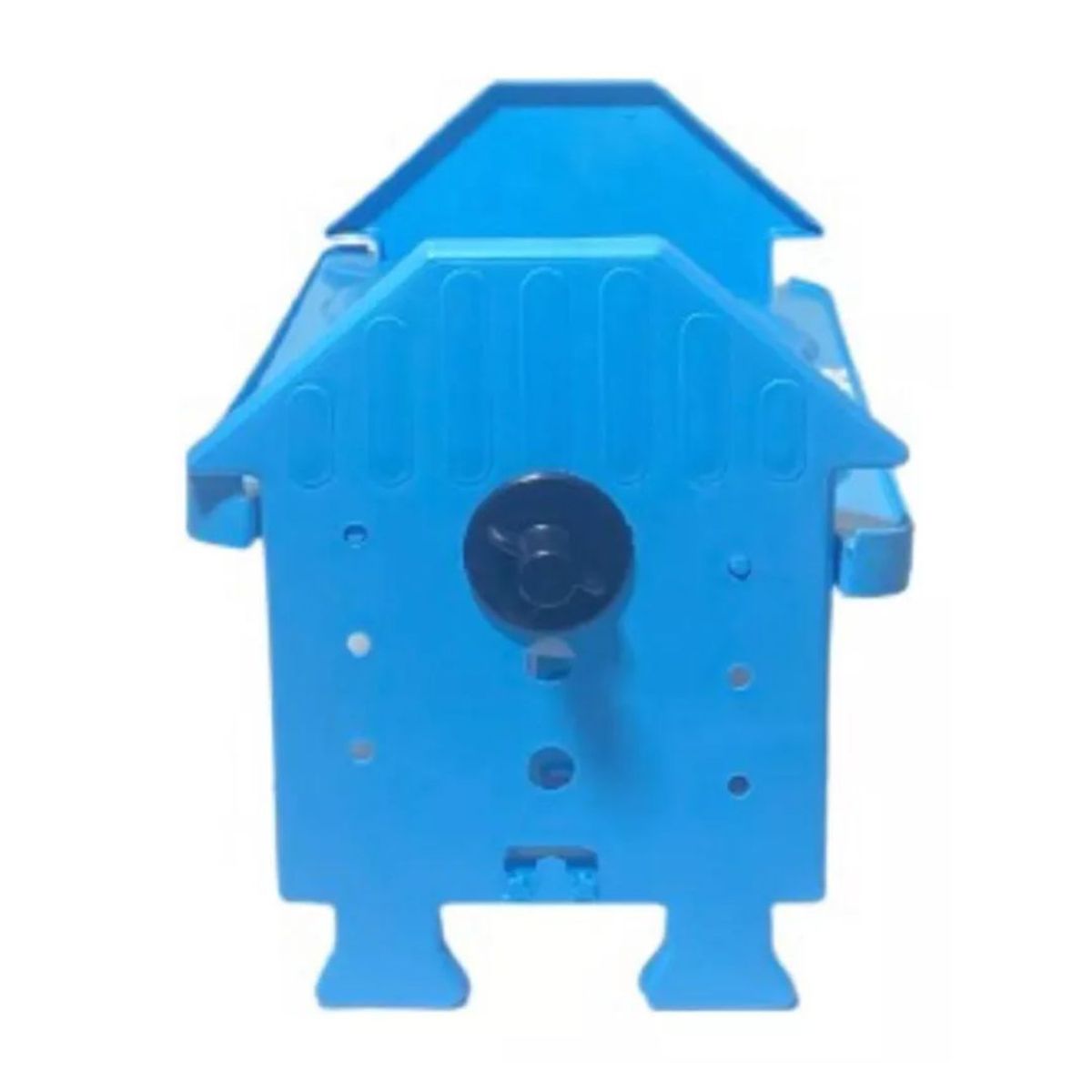 GENERICO - Comedero Alto  Perro Casita Mediano Azul