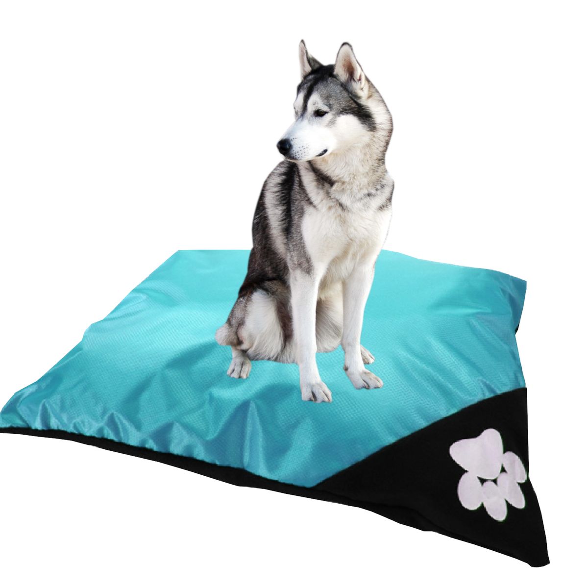 HALLY PET - Cama colchón colmena lavable Celeste