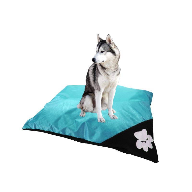 HALLY PET - Cama colchón colmena lavable Celeste
